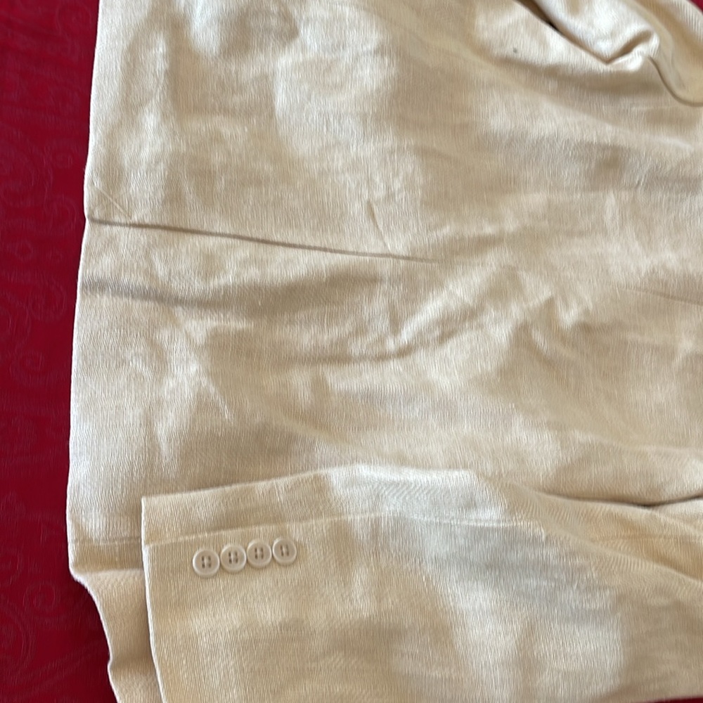 New Lauren Ralph Lauren cream blazer women Sz 16 - Picture 6 of 13